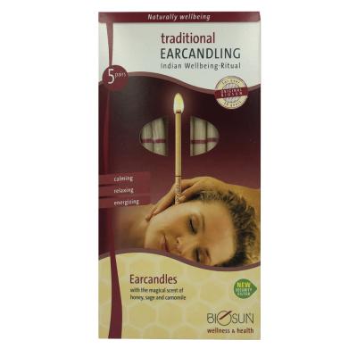 Biosun Ear Candles Traditional Wellbeing Ritual 5 Pairs